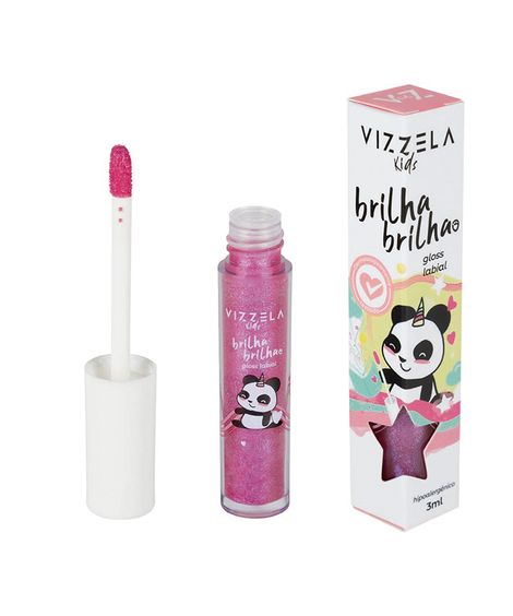 gloss vizzela infantil brilha brilha vagalume 3ml