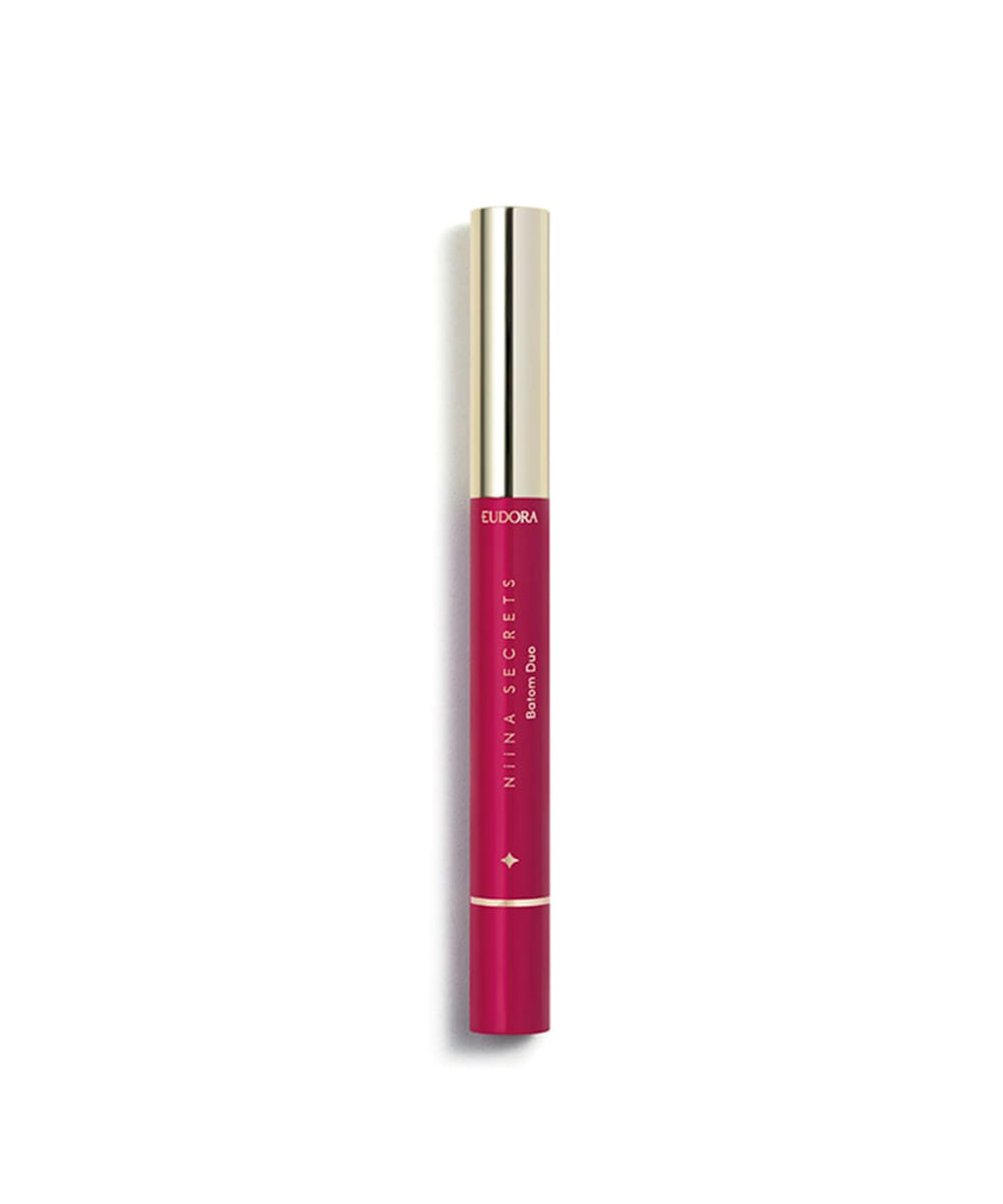 batom eudora niina secrets duo perfect match vermelho 1,65g