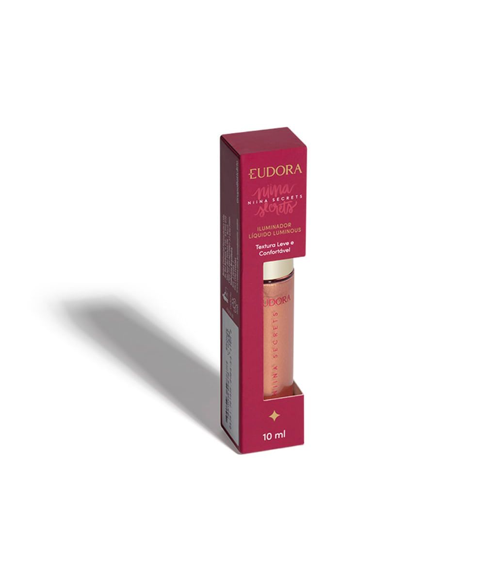 iluminador líquido eudora niina secrets luminous bronze 10ml
