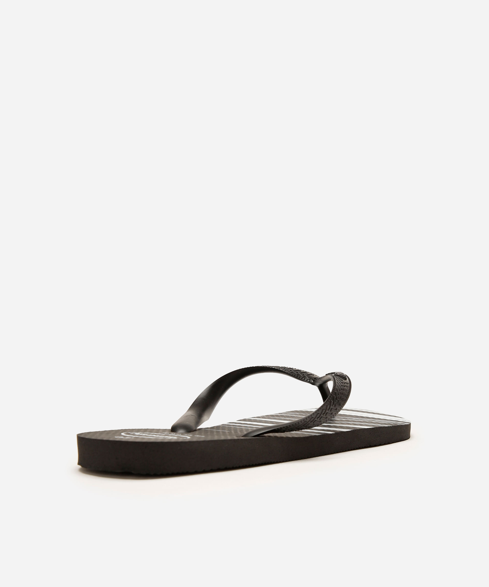 chinelo havaianas top listrado preto