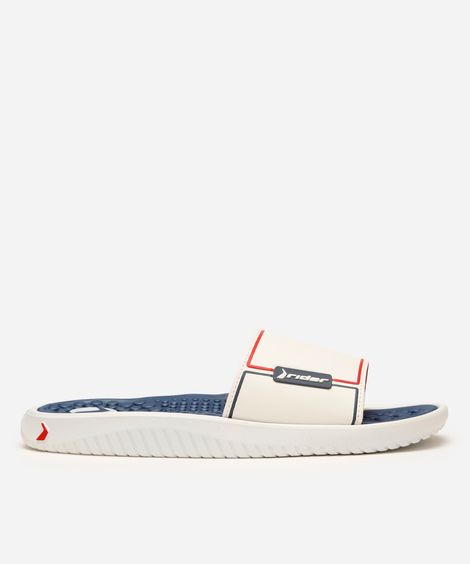 chinelo slim slide rider  azul