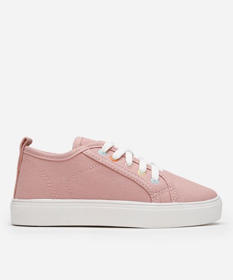 tênis infantil casual rosa