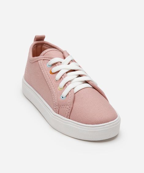 tênis infantil casual rosa