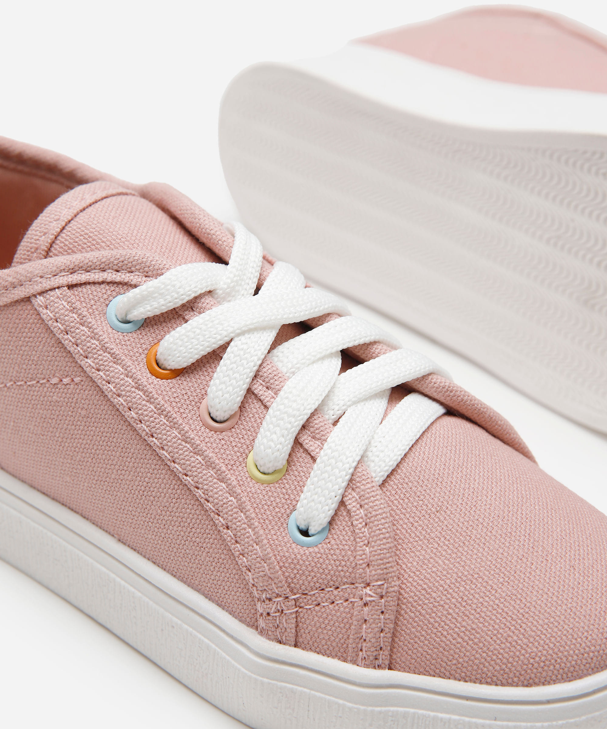 tênis infantil casual rosa
