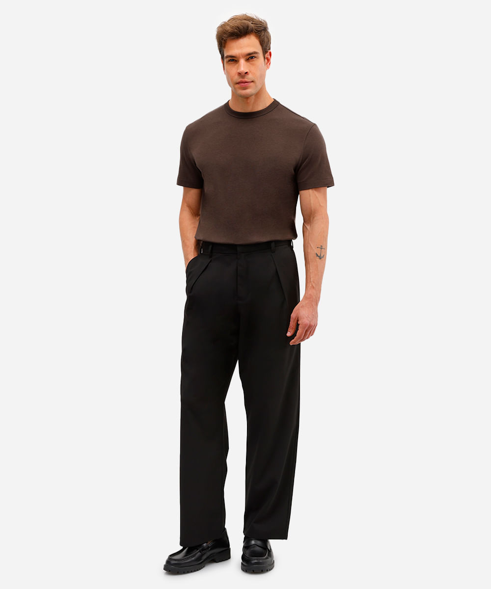 calça barel masculina cós elástico preta