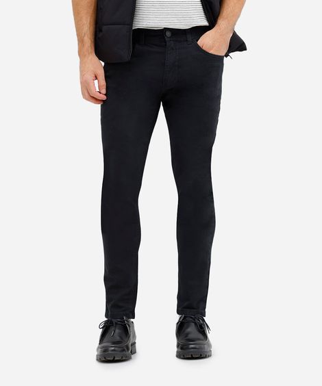 calça skinny jeans preto