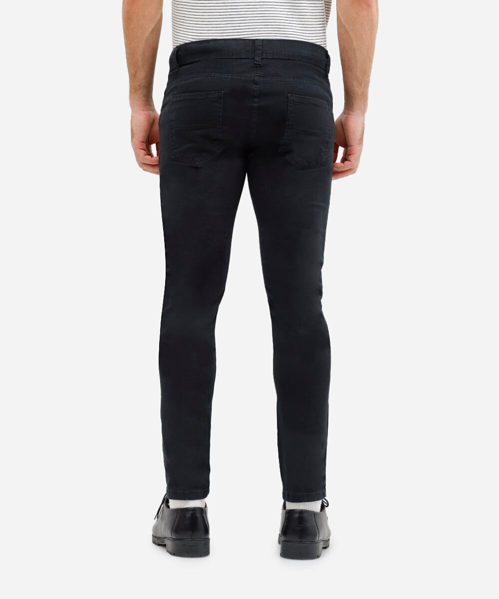 calça skinny jeans preto