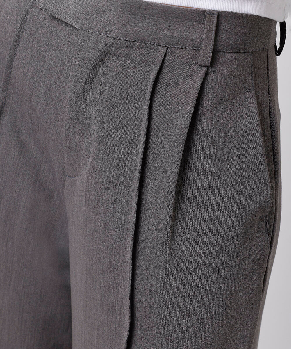 calça feminina de alfaiataria mindset cinza