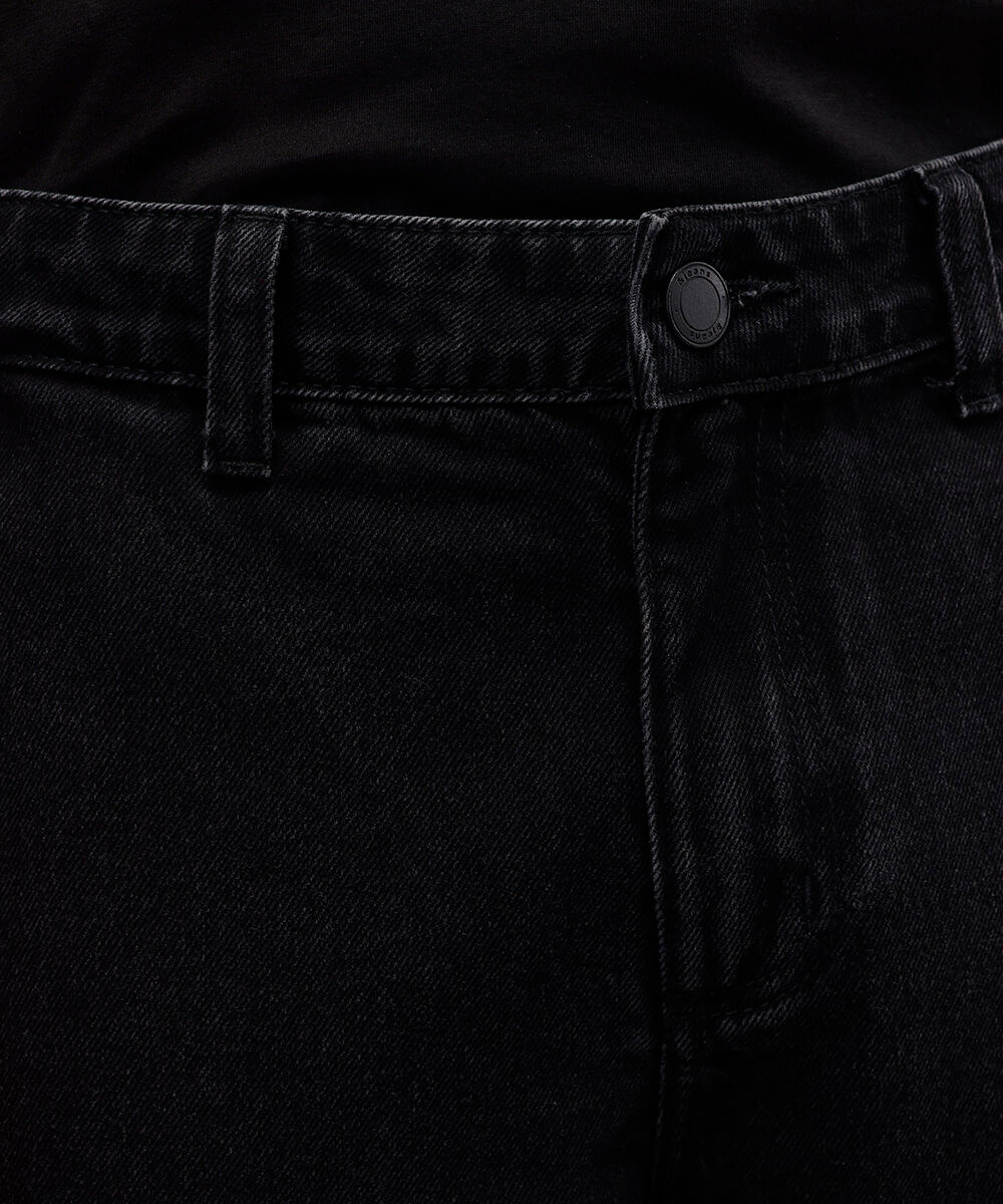 calça relaxed masculina jeans   - black jeans