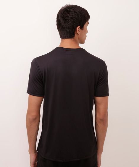 camiseta masculina esportiva ace com listras preta