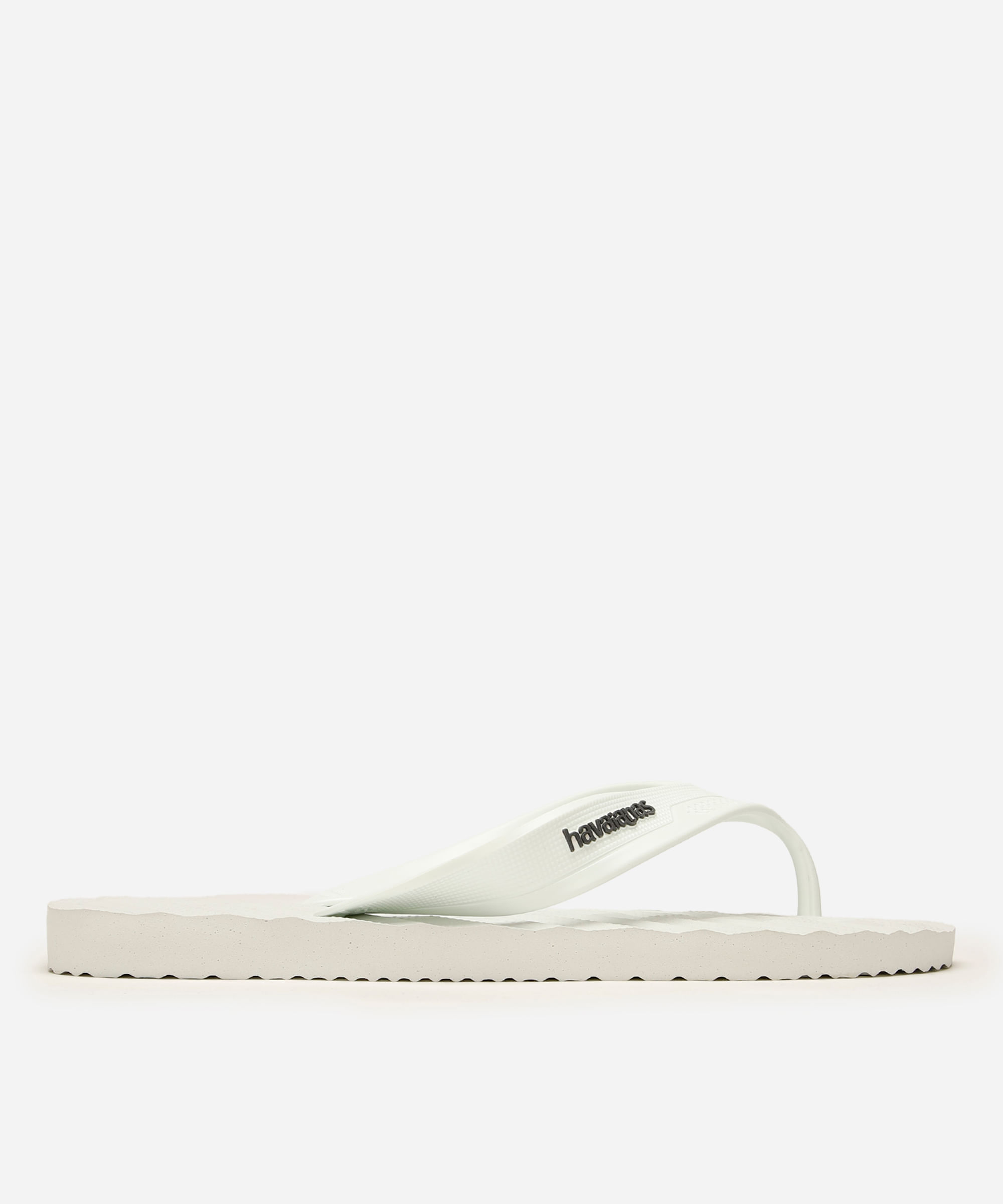chinelo havaianas texturizado branco