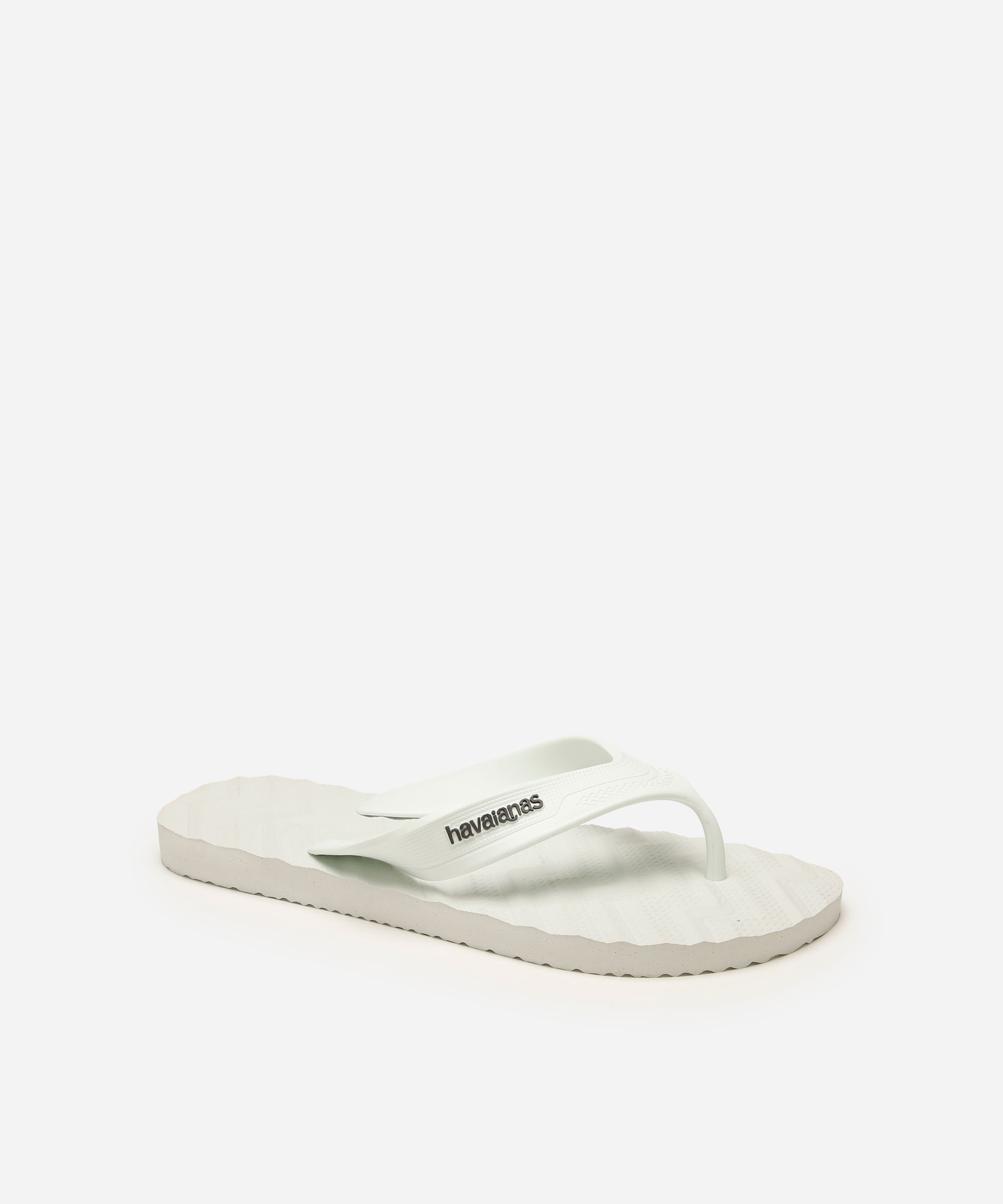 chinelo havaianas texturizado branco