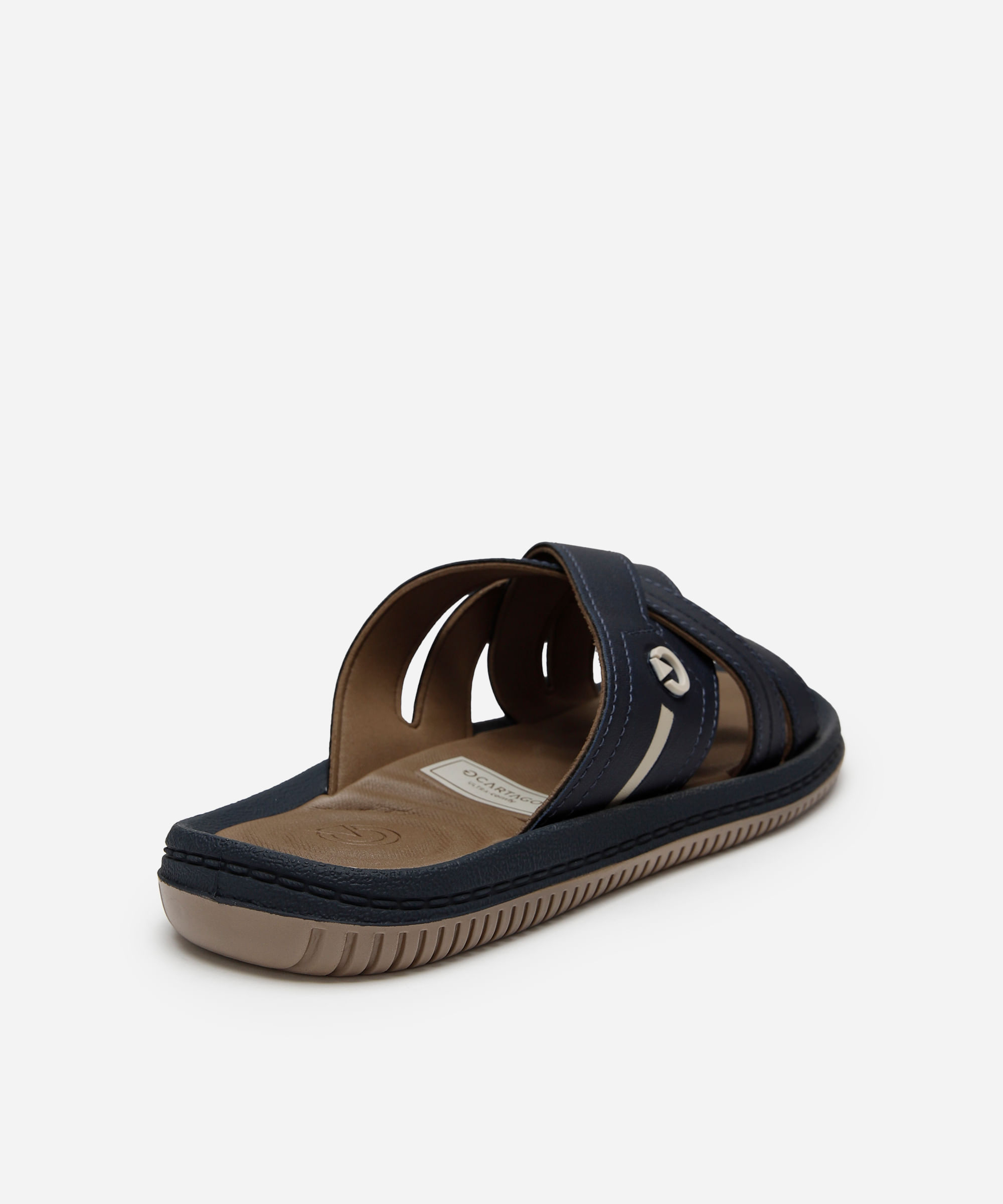 chinelo slide fiji cartago marrom