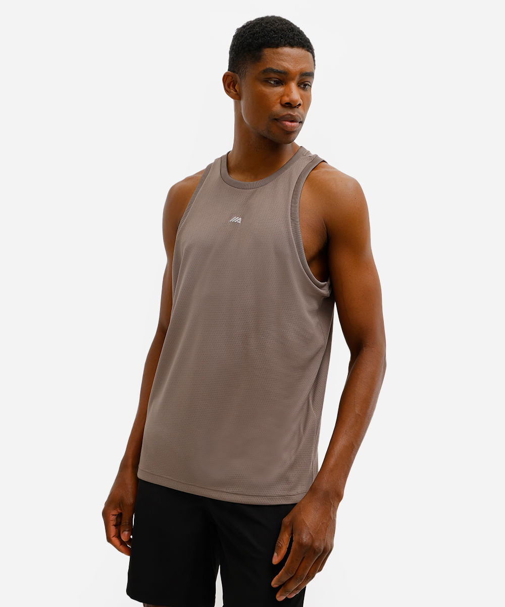regata esportiva basquete masculina marrom