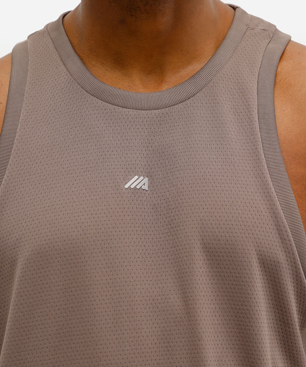 regata esportiva basquete masculina marrom