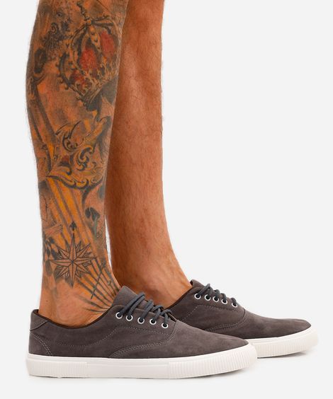 tênis casual texturizado oneself cinza