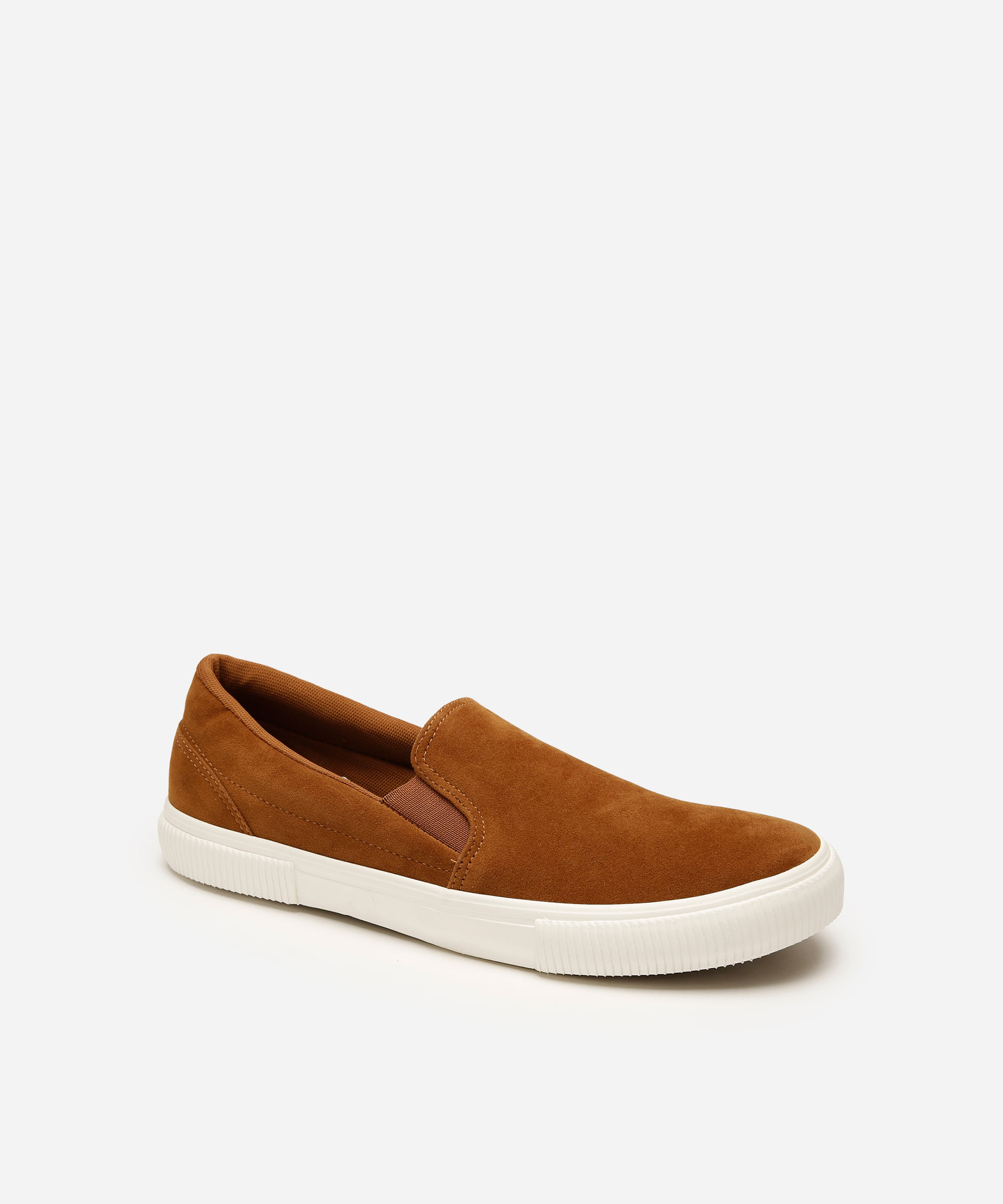 tênis slip on texturizado oneself marrom