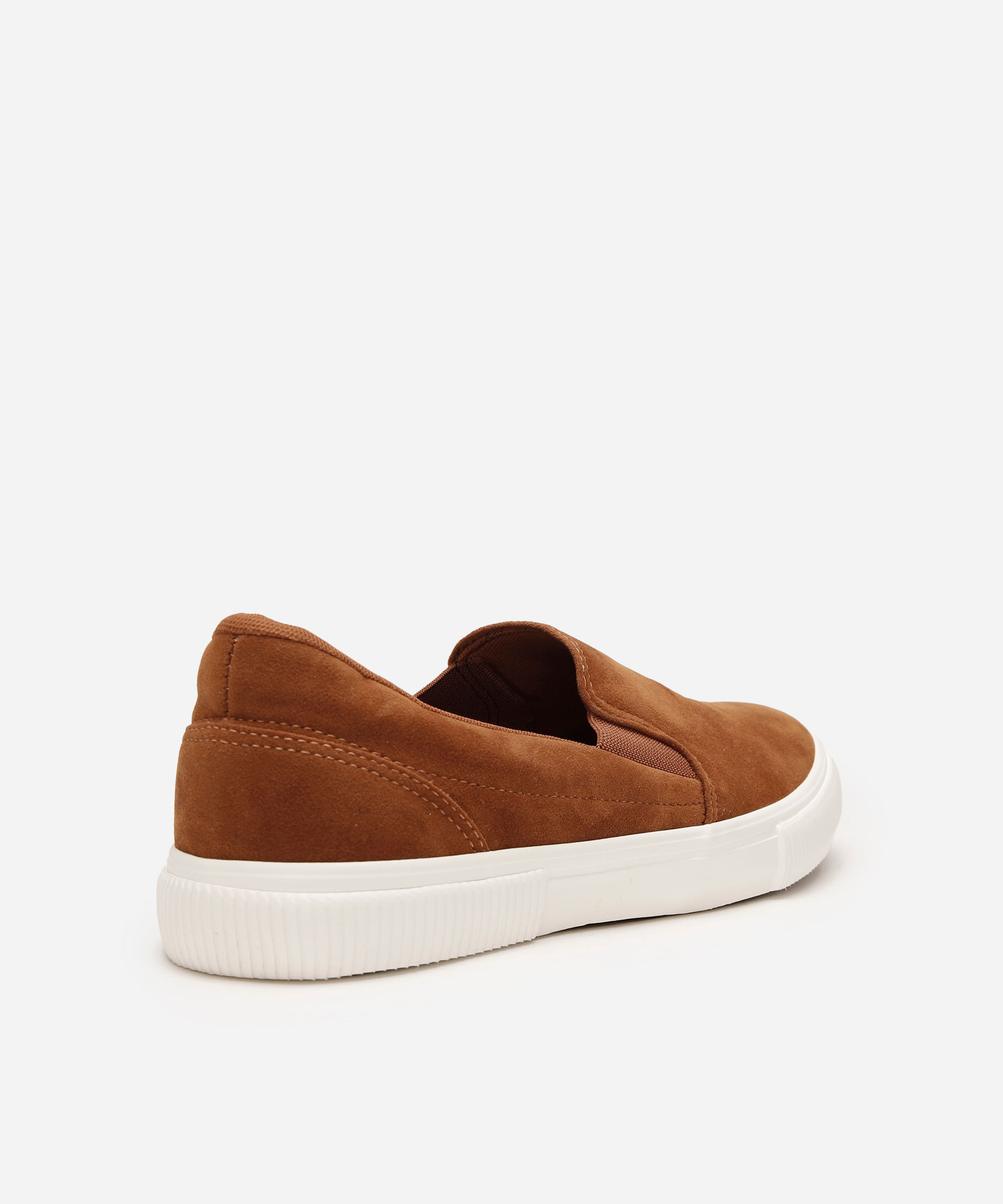 tênis slip on texturizado oneself marrom