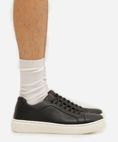 tênis casual cadarço elástico oneself preto