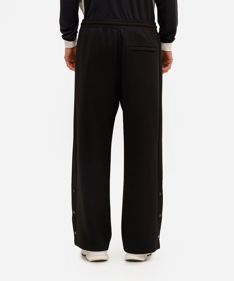 calça baggy masculina de moletom preta