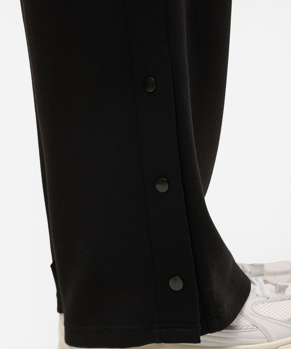 calça baggy masculina de moletom preta