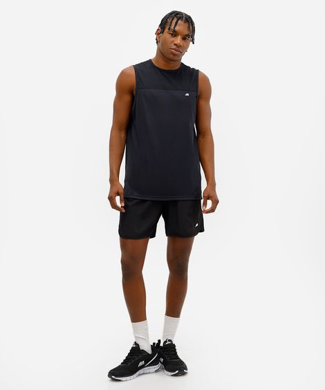 short masculino esportivo preto