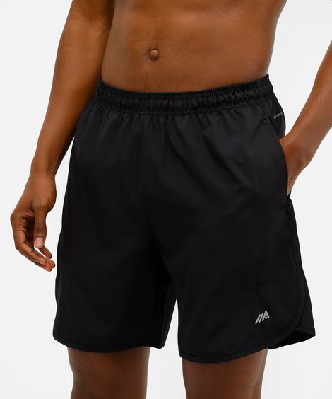 short masculino esportivo preto