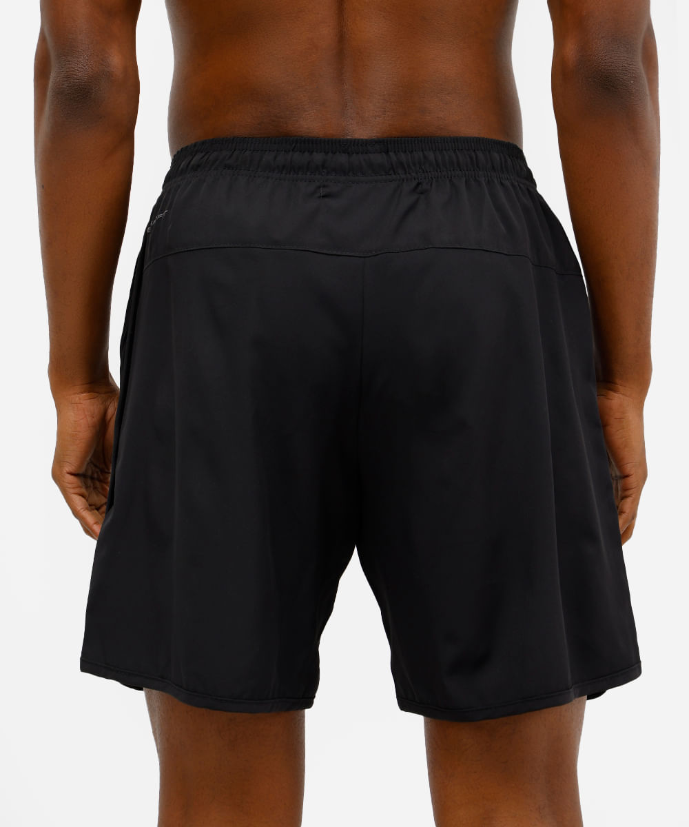short masculino esportivo preto