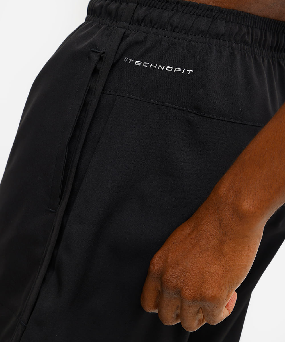 short masculino esportivo preto