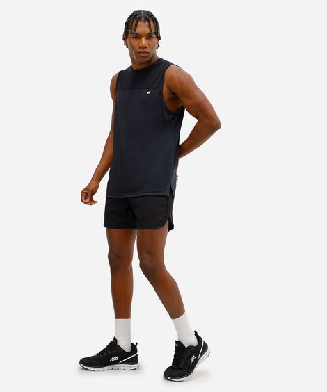 short masculino esportivo preto