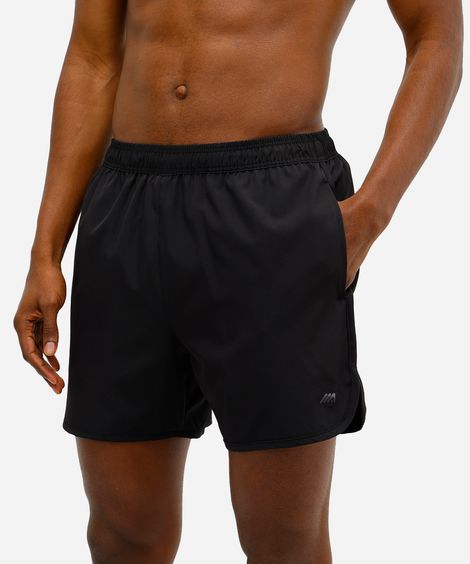 short masculino esportivo preto