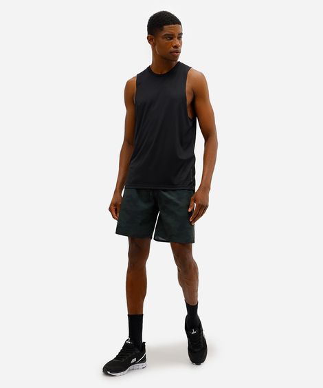 bermuda esportiva masculina camuflada verde