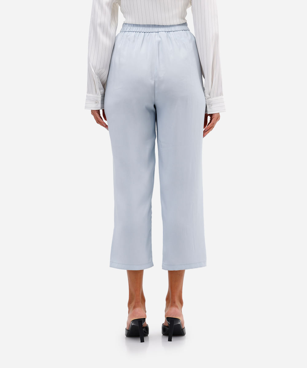 calça jogger feminina de viscose azul