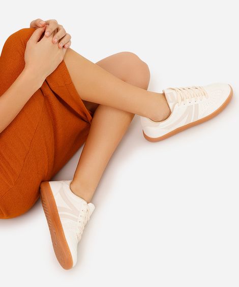 tênis bossa com recortes ace branco