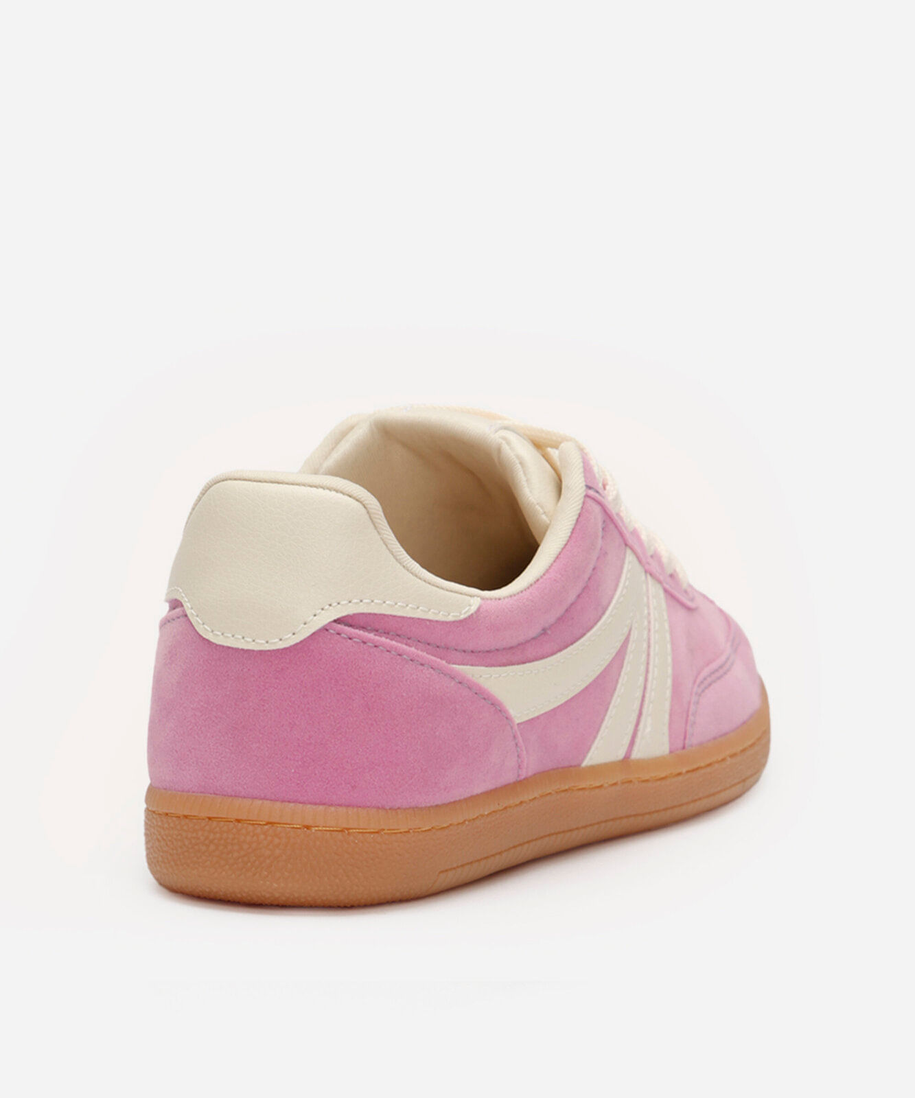 tênis bossa com recortes bicolor rosa