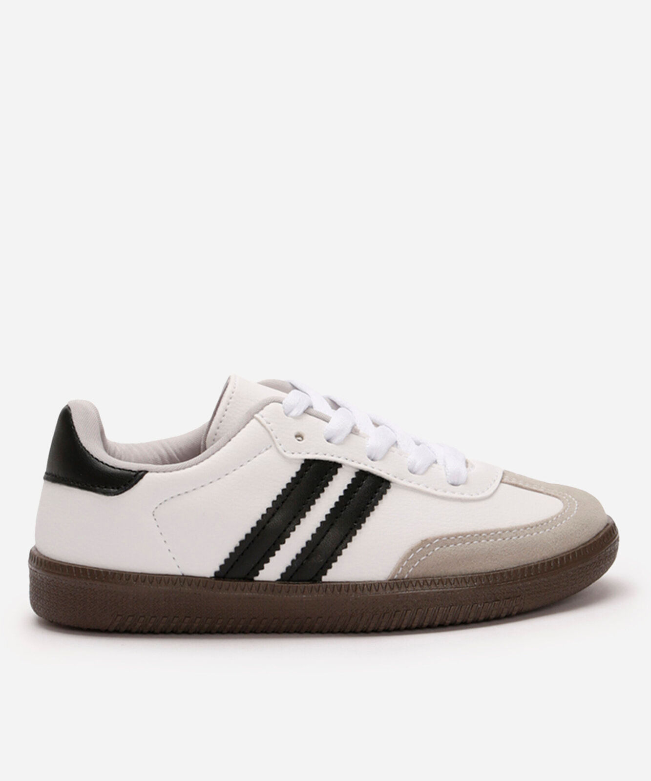 tênis bossa infantil com recortes ace branco