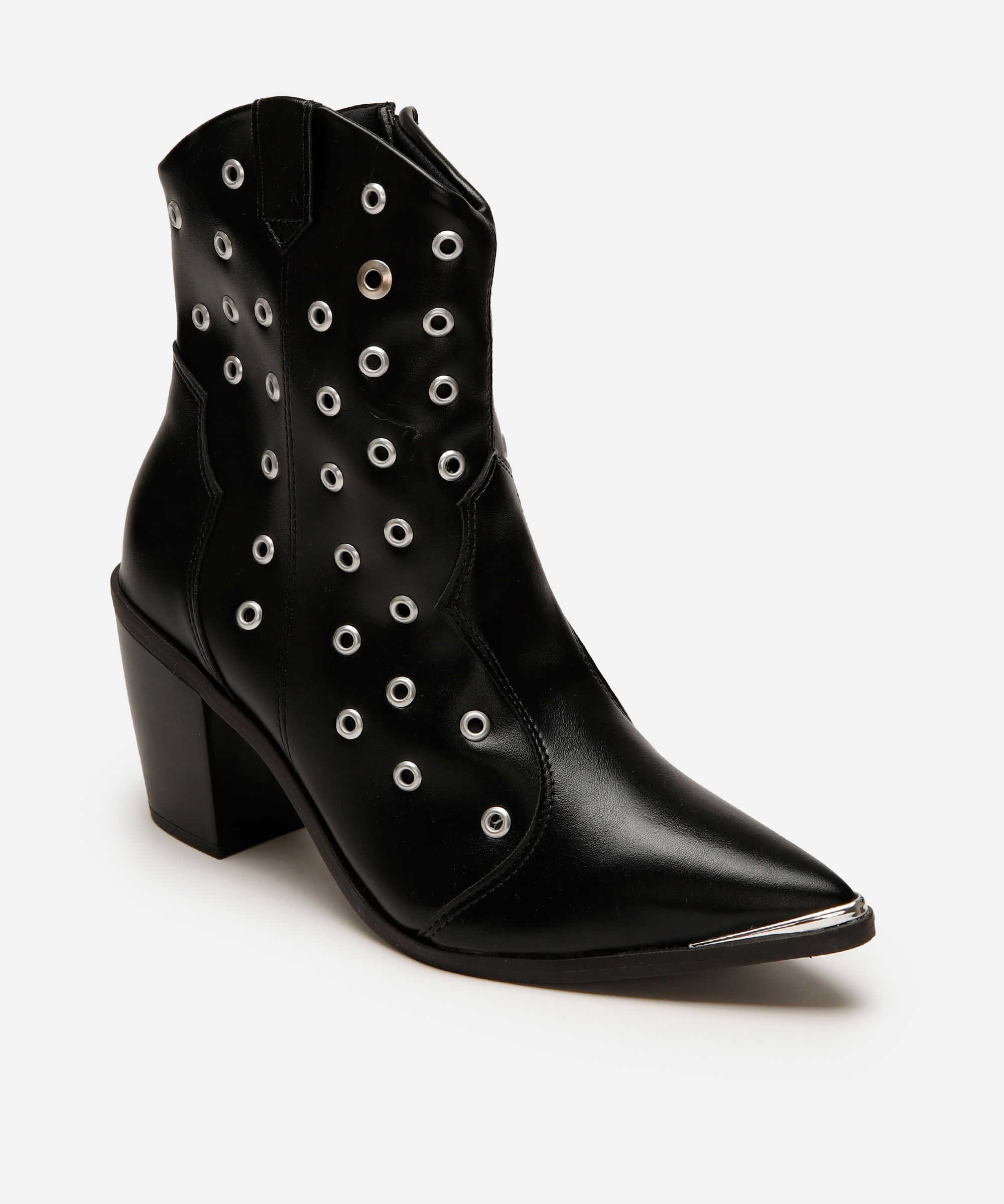 bota feminina ilhós vizzano preta