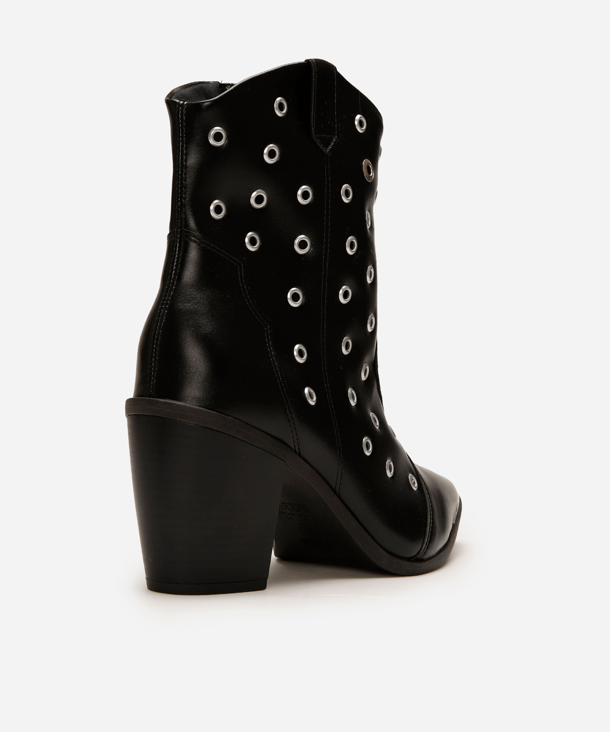bota feminina ilhós vizzano preta