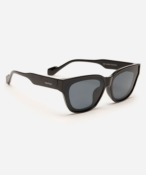 óculos de sol oval triton preto