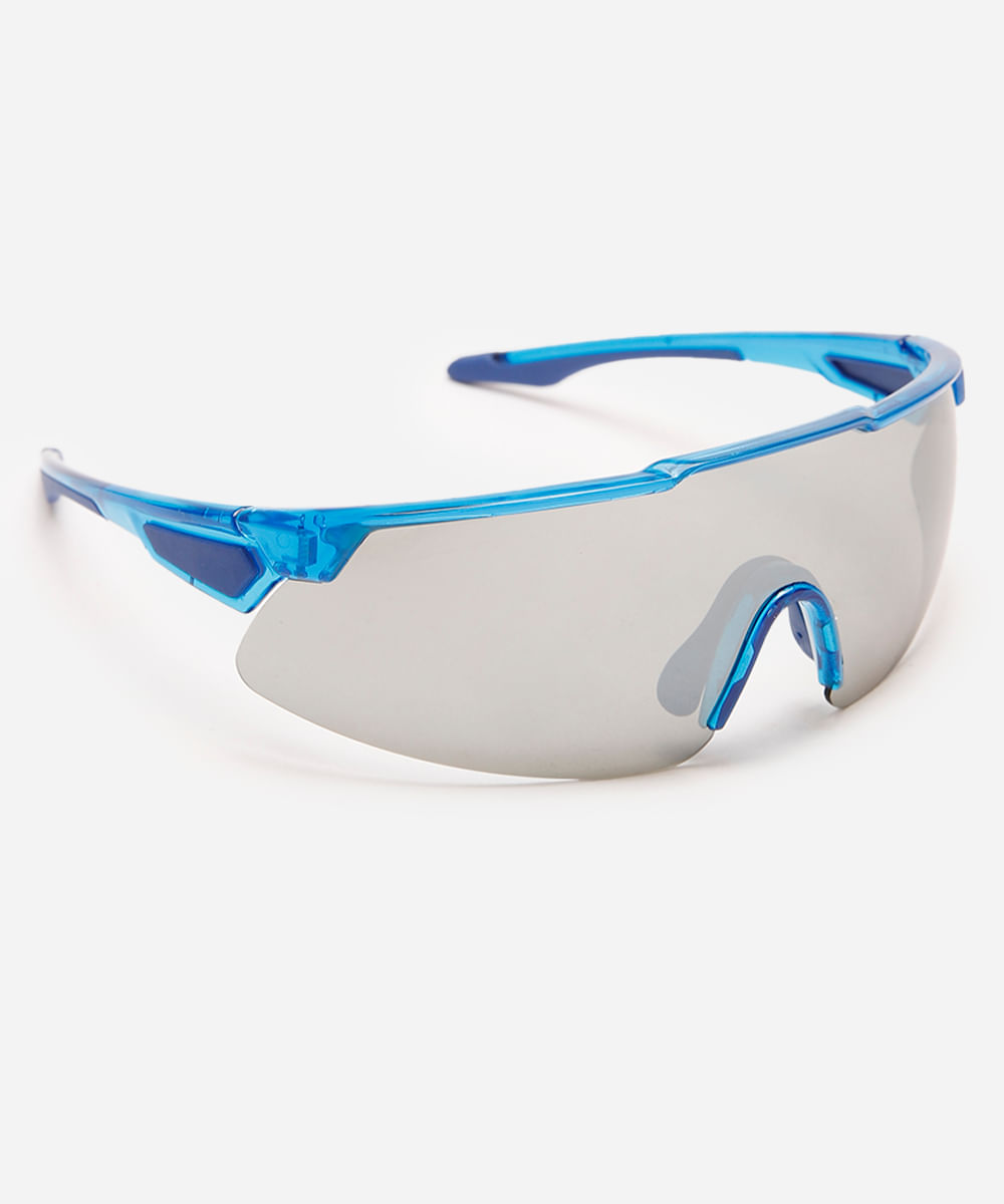 óculos de sol esportivo unissex azul
