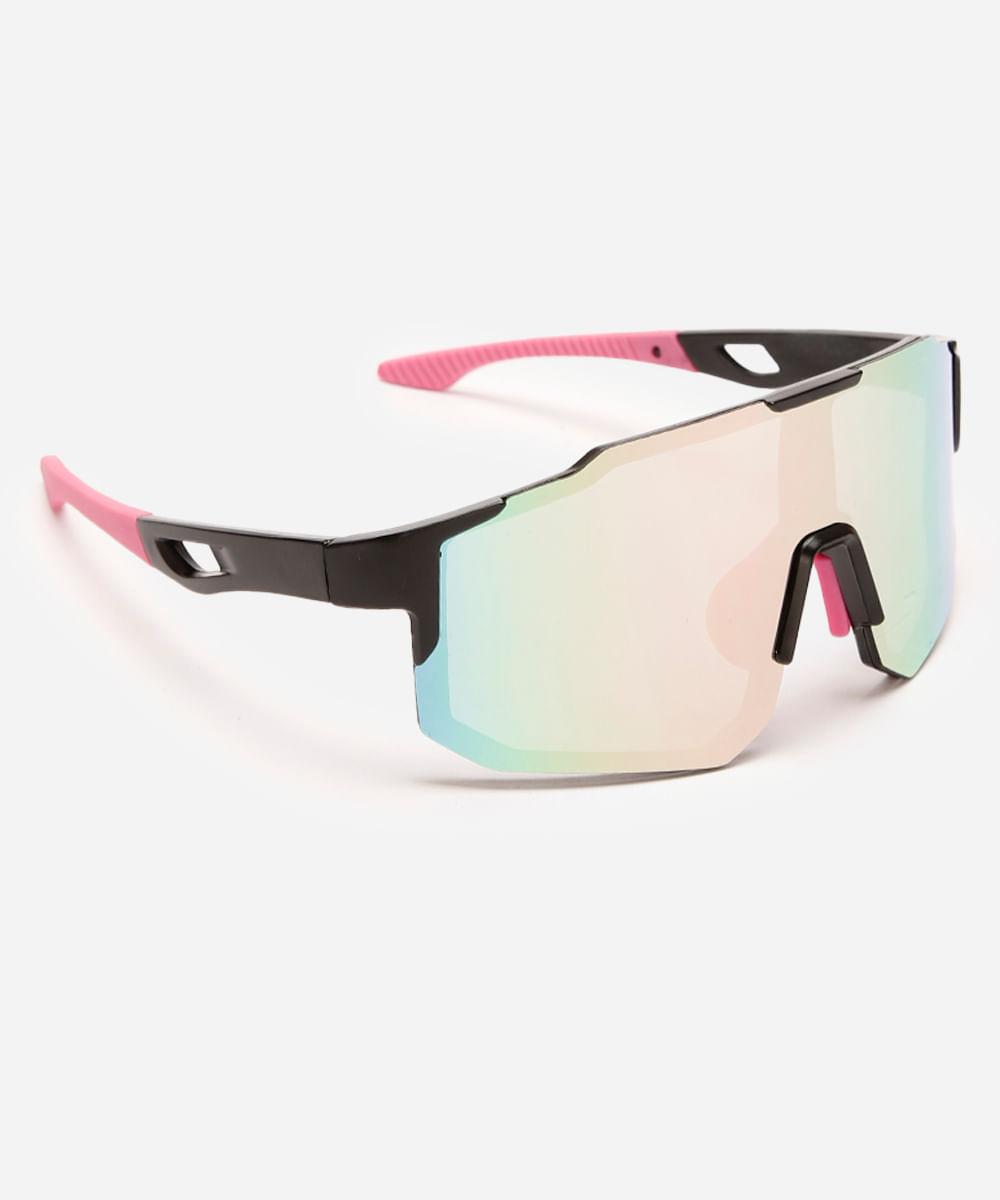 óculos de sol esportivo colorido
