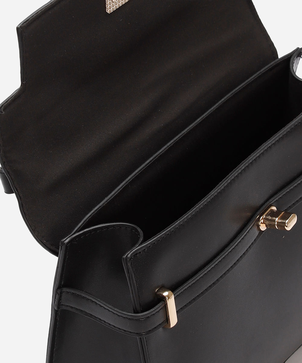 bolsa feminina transversal preta