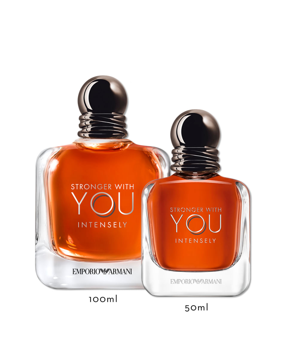 perfume masculino emporio armani stronger with you intensely edp 50ml