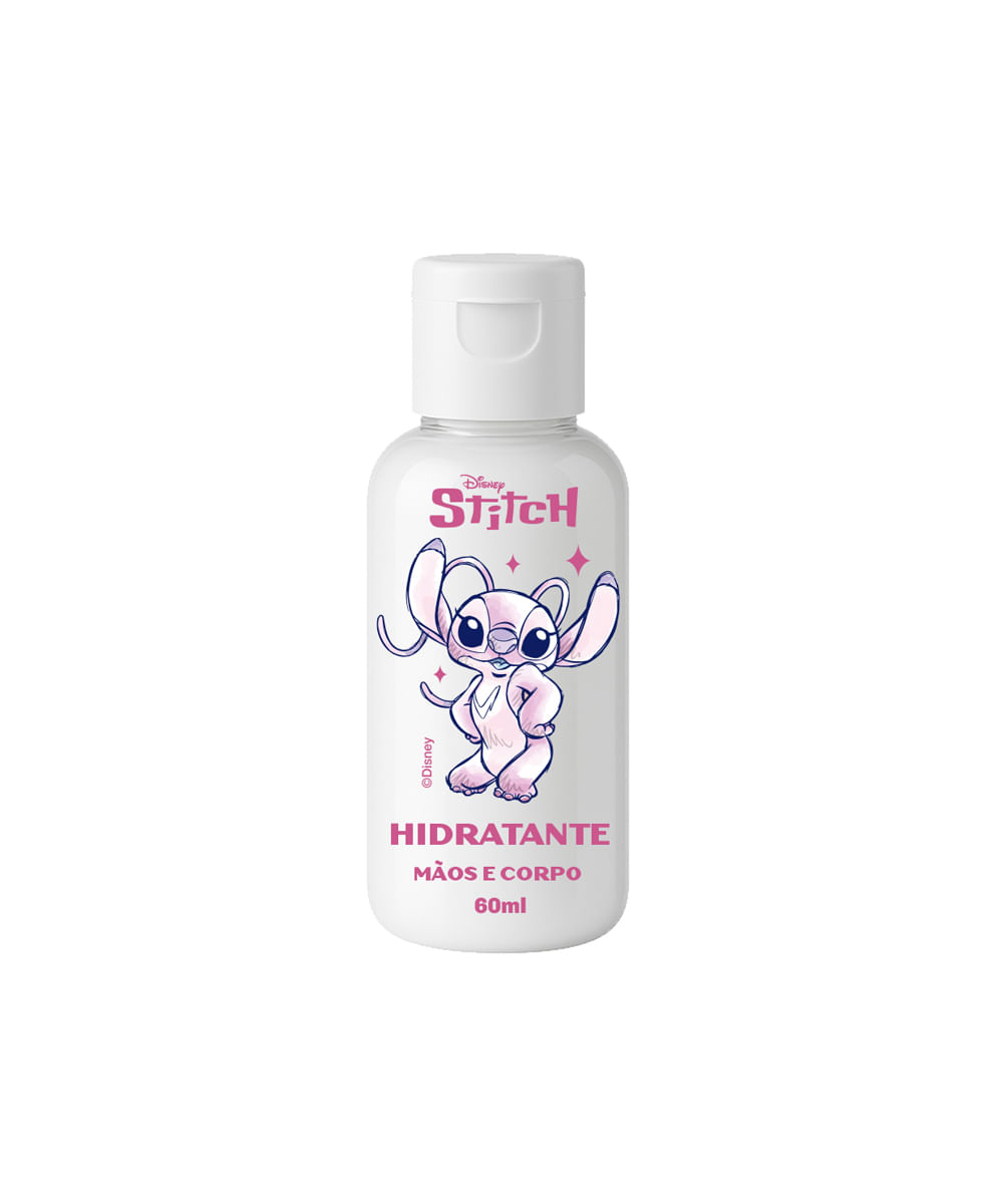 kit infantil angel lip shine hidratante mãos e corpo