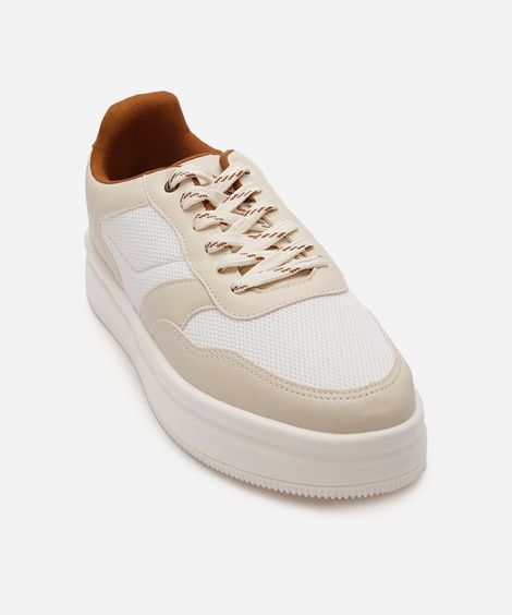 tênis casual oneself bege