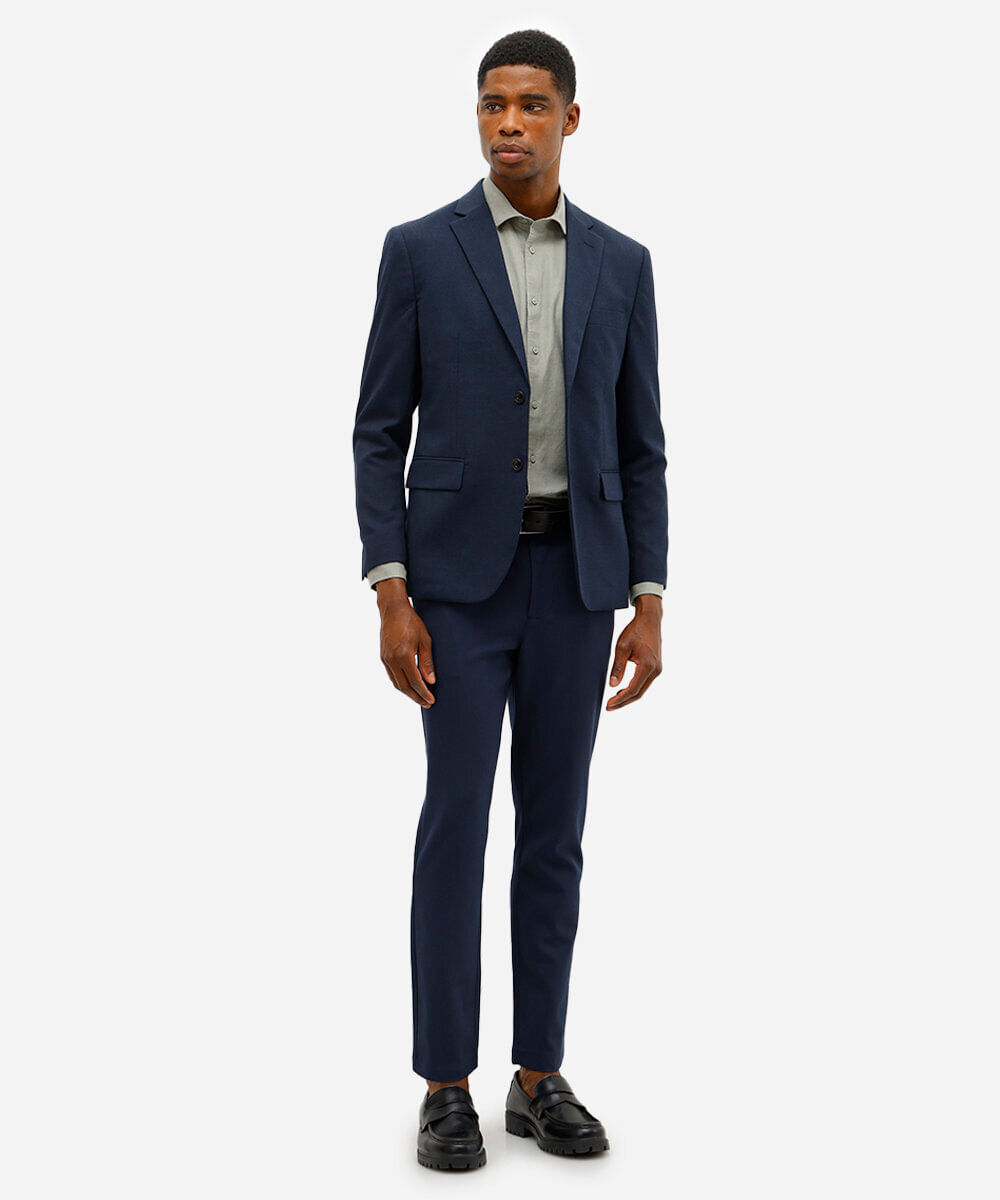 camisa slim fit masculina de algodão verde