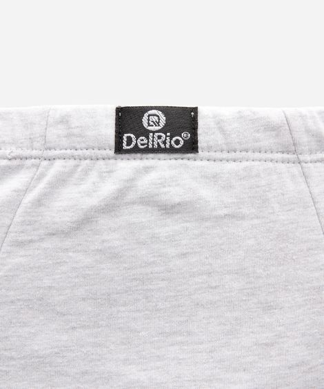 cueca slip de algodão delrio cinza
