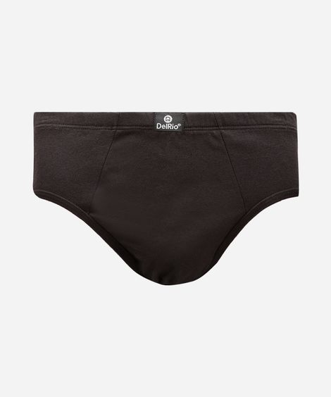 cueca slip de algodão delrio preto