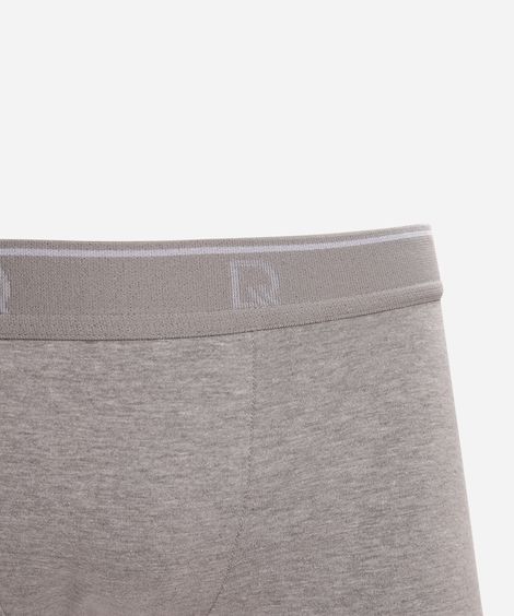 cueca boxer de algodão delrio cinza