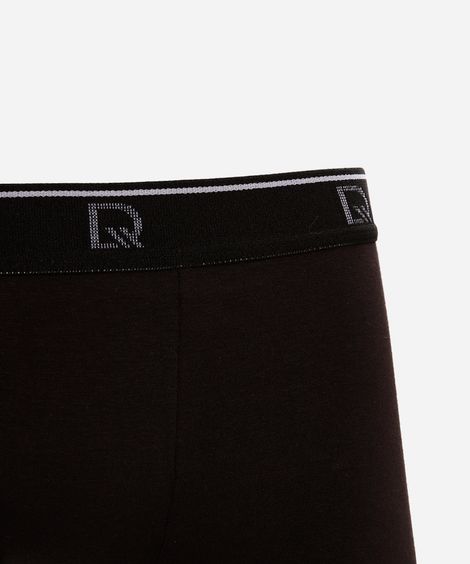 cueca boxer de algodão delrio preta